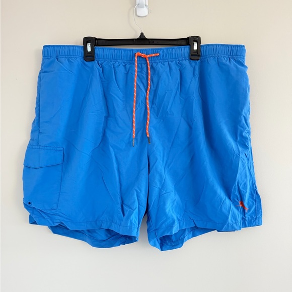 NWT Tommy Bahama Men’s 2XB Relaxed Blue Swim Trunks Resort Beach Vacation Shorts